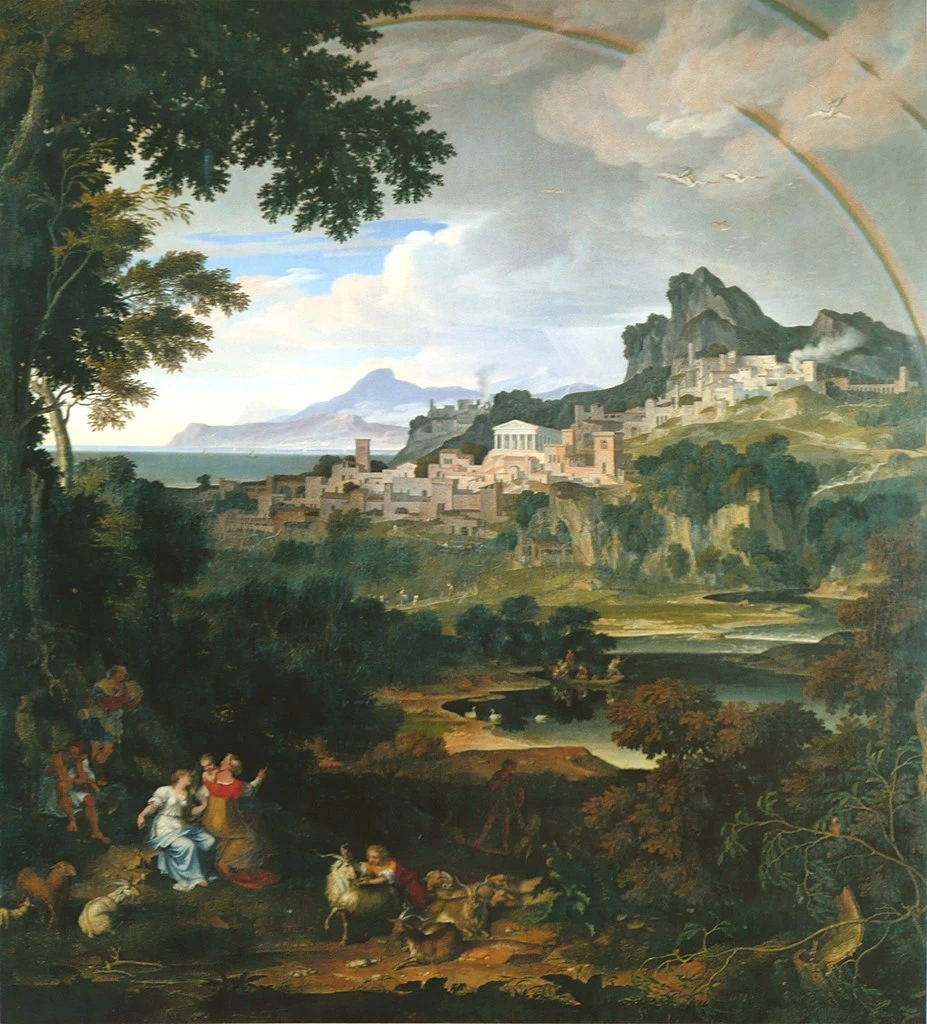 Paesaggio eroico con arcobaleno - Neue Pinakothek, Monaco di Baviera